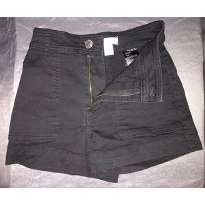 H&M super high rise shorts